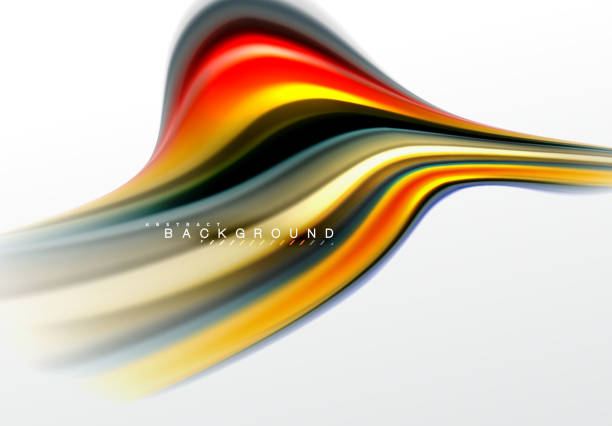 istock Fluid liquid mixing colors concept on light grey background, curve flow, trendy abstract layout template for business or technology presentation or web brochure cover, wallpaper 996902612