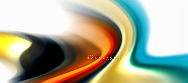istock Fluid liquid mixing colors concept on light grey background, curve flow, trendy abstract layout template for business or technology presentation or web brochure cover, wallpaper 996904794