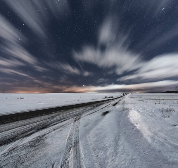 istock Moonlit Country Road 996918032
