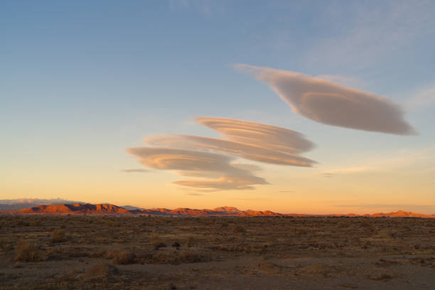 istock Lenticular clouds in the California High Desert 996931348