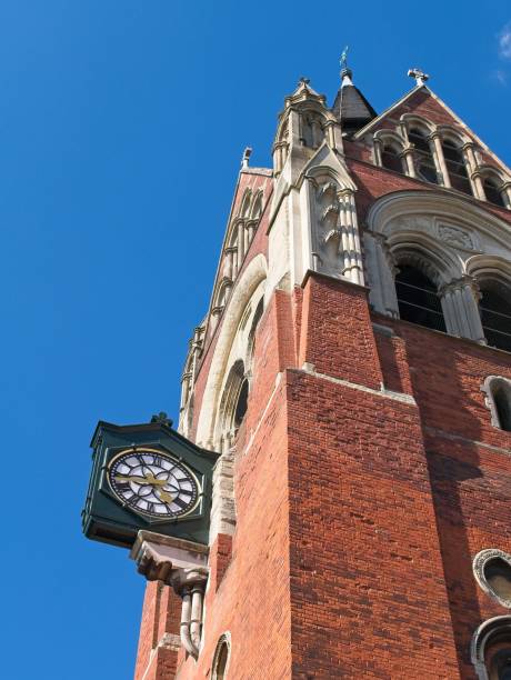London, UK - July 07 2018: Low angle view of the Union Chapel in Islington London