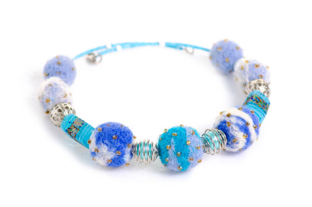 istock Necklace of handmade beads 996969892