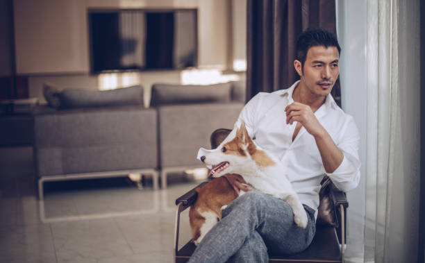 istock Gentleman loves his pet 996974942