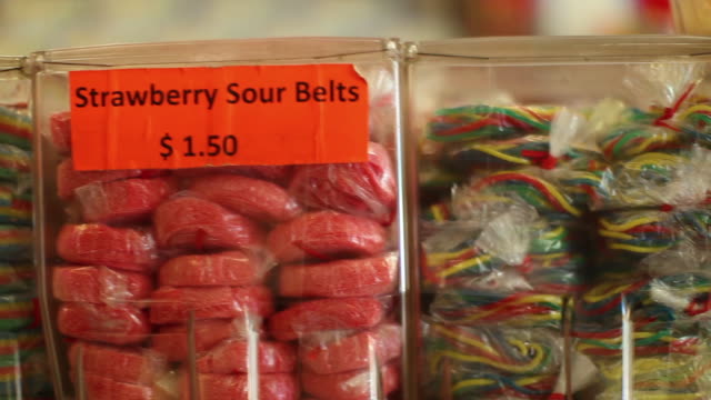 Sour Gummy Candy Rolls at Coney Island Store