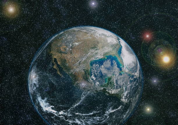 istock Earth in outer space, galaxies and planets . Elements of this image furnished by NASA. 997004672