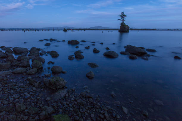 Landscape of columbia river on washington state side