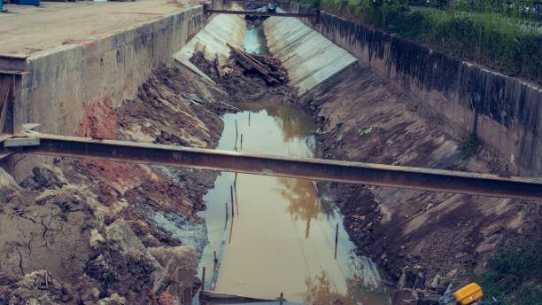 istock water pollution in canal in the city 997013334