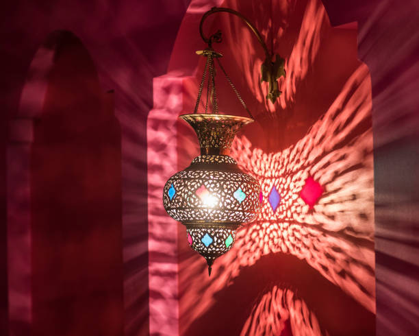 istock Ramadan kareem poster, celebration lamp lantern 997042262