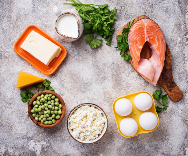 istock Healthy foods containing vitamin D 997087554