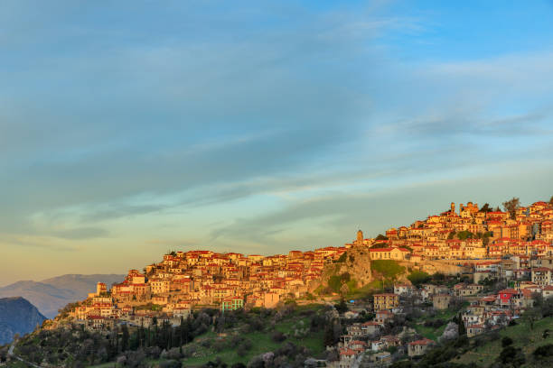 istock Arachova town at sunrise 997091970