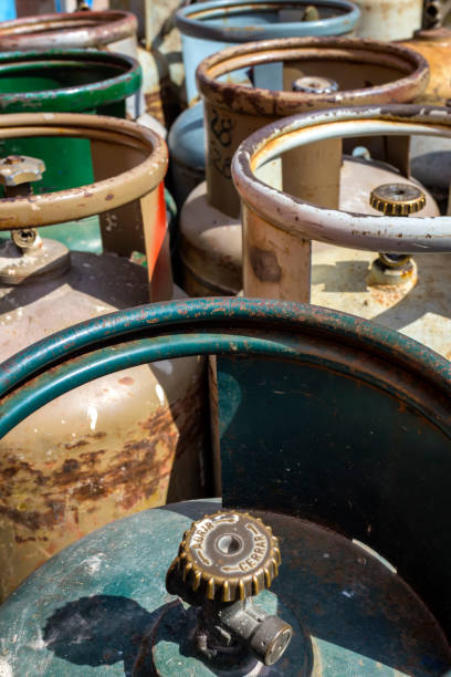 istock Domestic gas bottles 997097166