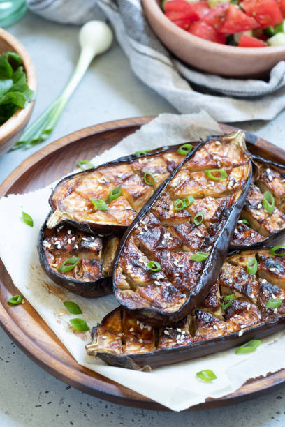 istock Grilled eggplant with Miso Glaze,nasu dengaku 997136264