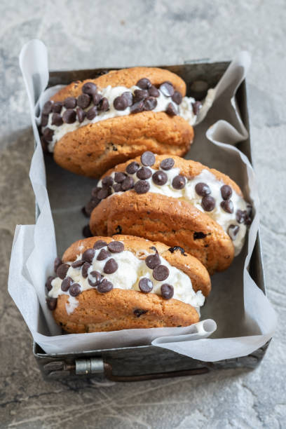 istock Chocolate Chip Ice Cream Cookie Sandwiches 997137502