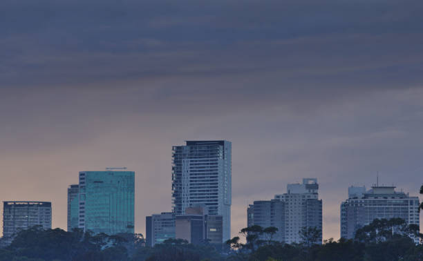 istock Cloudy Sunrise over Chatswood 997216078