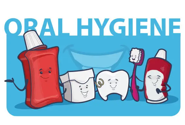 Vector illustration of Oral Hygiene