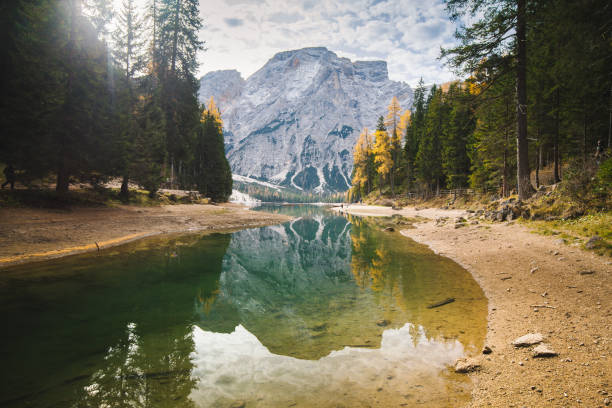 istock Lago di Braies in fall, Dolomites, South Tyrol, Italy 997324516