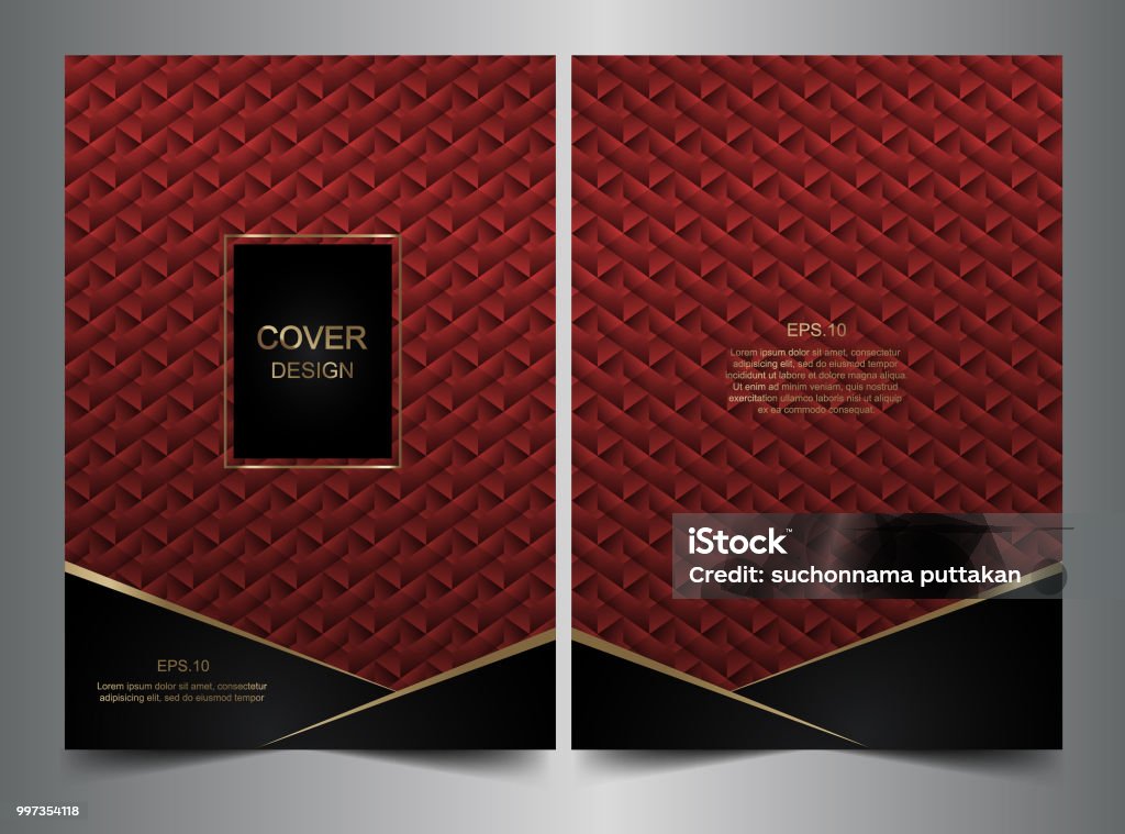 A4 Cover Book Design 2 Stock Illustration - Download Image Now ...