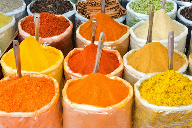 istock Indian dry spicy spices in bags 997370238