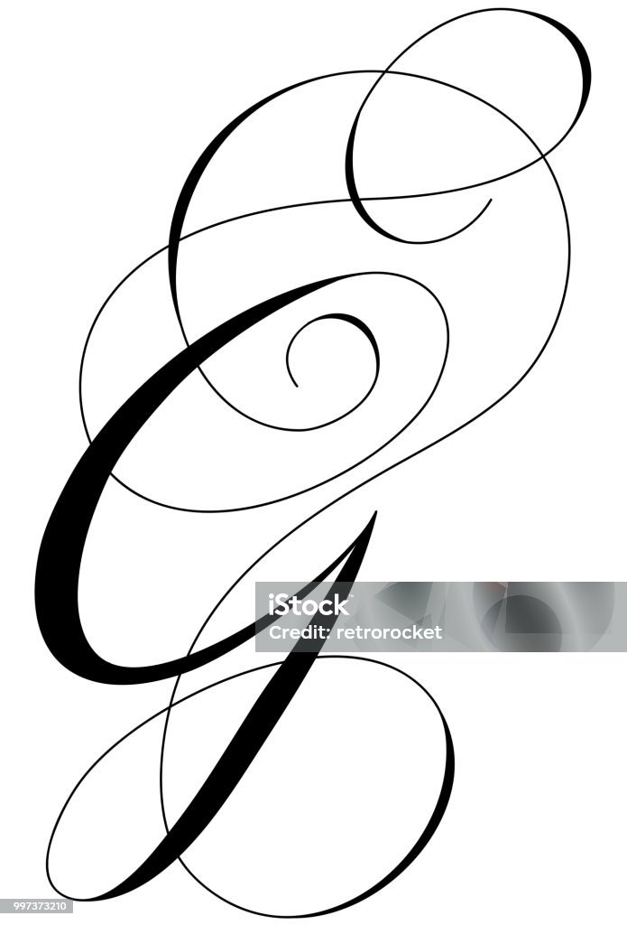 Calligrphy G The Letter G In Calligraphy Free Printable Alphabet Letters: