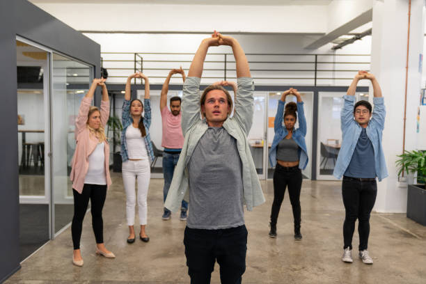 istock Business people on an active break at a creative office 997374208