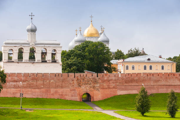 istock Veliky Novgorod landscape with kremlin wall 997381462