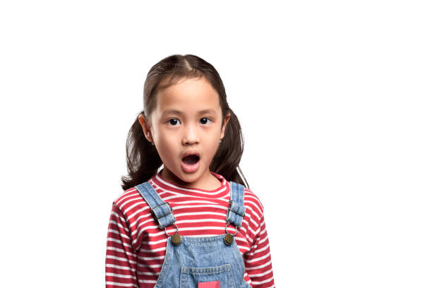 istock Asian little girl with funny surprised expression 997388994