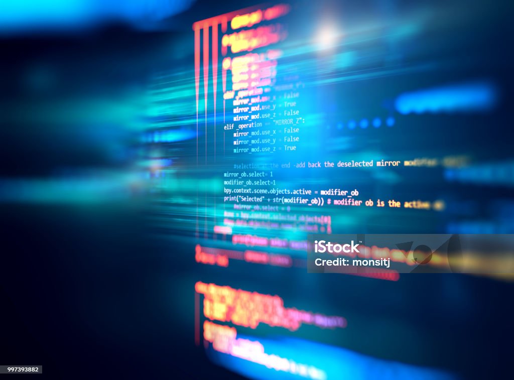 Programming Code Abstract Technology Background Of Software Developer ...
