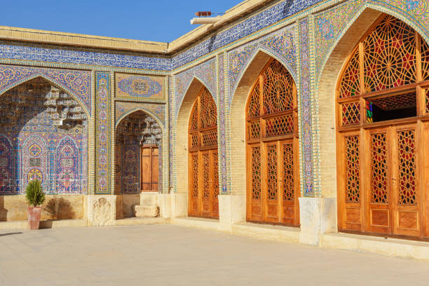istock Nasir Ol-Molk mosque, also famous as Pink Mosque. Shiraz. Iran 997396516