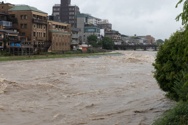 istock Torrential rain in Kyoto 997407886
