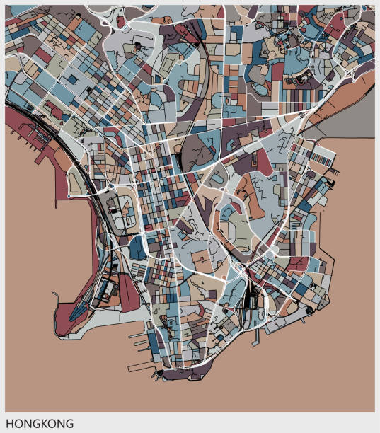 100 Kowloon Peninsula Royalty Free Vector Graphics Art Map Kowloon Peninsula Of Hongkong 