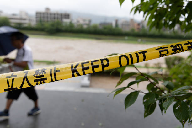 istock Torrential rain in Kyoto 997428370
