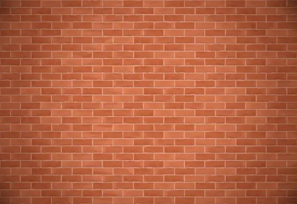 Vector illustration of Brick Wall Background