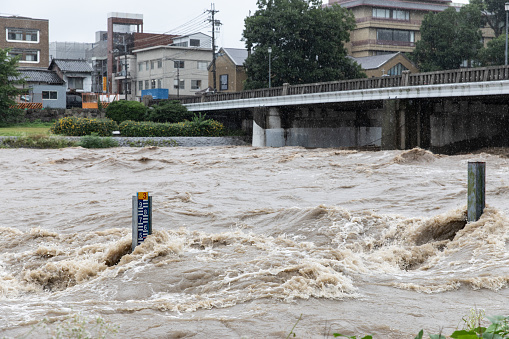 Torrential rain in Kyoto, July 2018