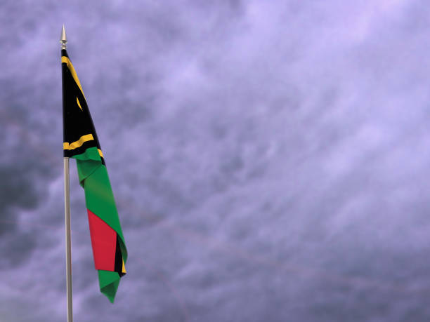 istock Flag of Vanuatu hanging down dangling 997503466