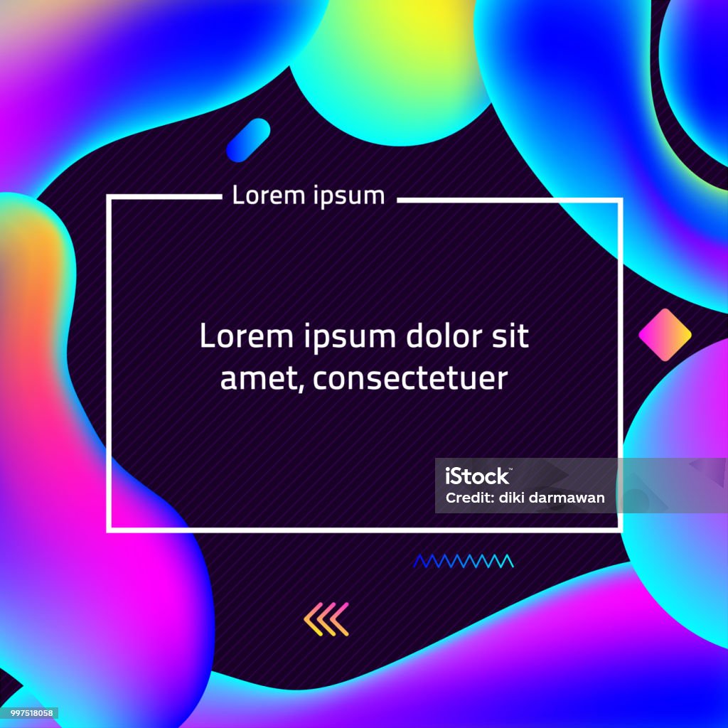 Liquid Spots Vector Modern Liquid Colored Spot Stock Illustration - Download Image Now ...