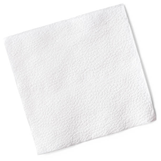 istock White napkin, clipping path, isolated on white background, high quality photo 997523000