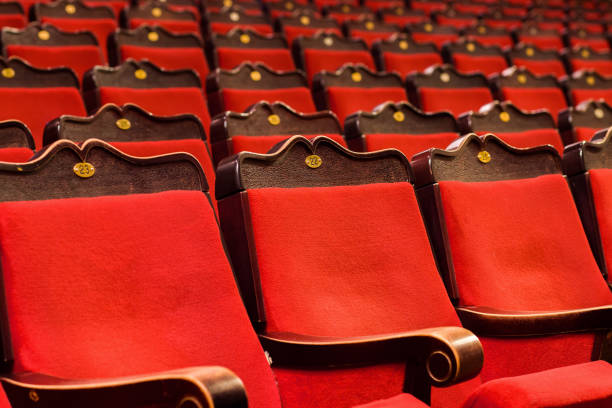 istock Red chair in the theater 997528904