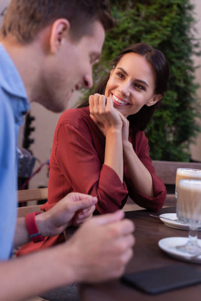 istock Elegant stylish woman looking at her husband 997535818