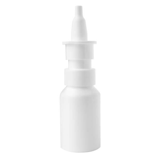 spray, nose drops, clipping path, isolated on white background spray, nose drops, clipping path, isolated on white background nasal spray stock pictures, royalty-free photos & images