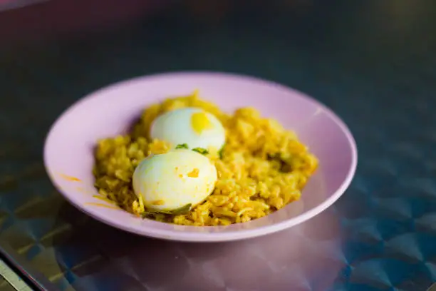 Photo of Malaysian boiled eggs on rice