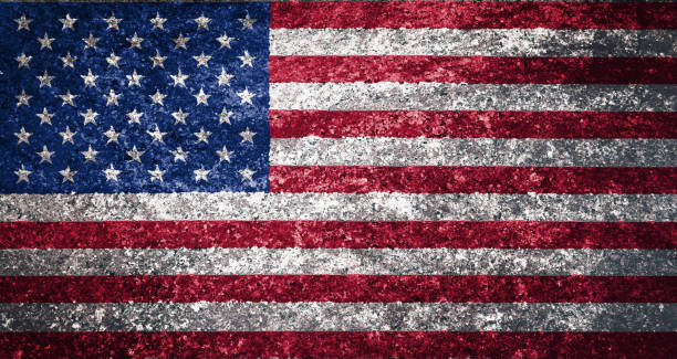istock texture of USA flag 997560042