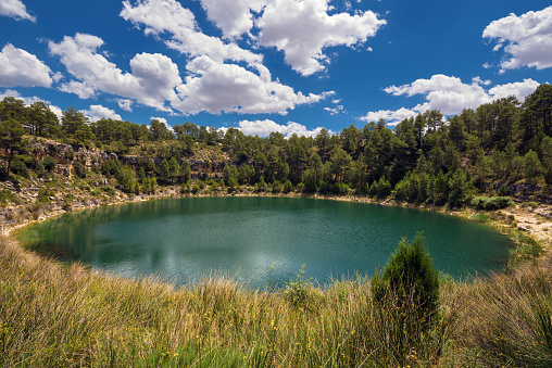 Formación geológica de Round lake en la provincia de Cuenca, Castilla La Mancha, España. photo