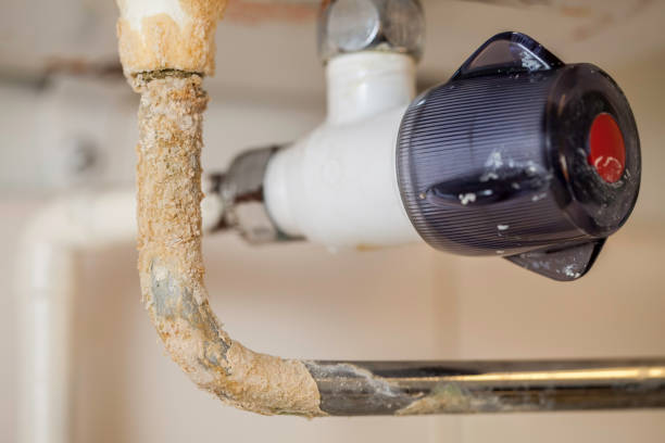 istock Limescale. Hard water plumbing damage on a boiler pipe. 997580906