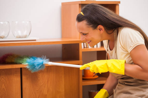 istock Woman cleaning house 997597918