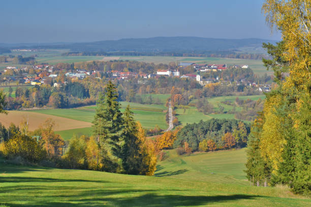 istock View from over town of Dobersberg. 997600778