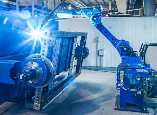 istock Industrial metalworking and laser technology 997605002