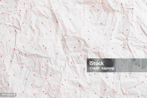 Polka Dot Papper Background Stock Photo - Download Image Now - Christmas Paper, Wrapping Paper, Backgrounds