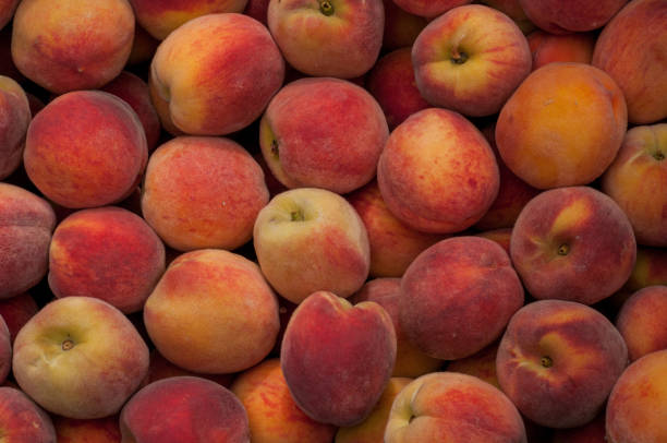 istock Peach peaches in the drawer 997629272