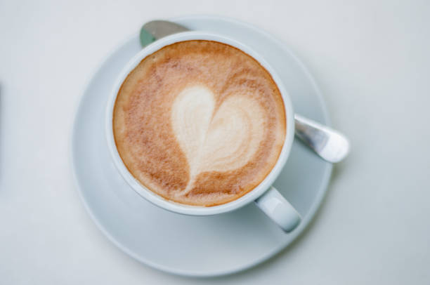 istock Cup of cappuccino from above 997629574