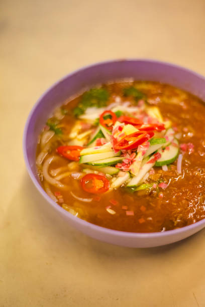istock Malaysian Penang Laksa spicy soup 997629906
